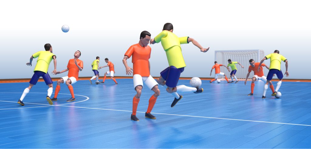 Resumo da história do futsal - equipes do Futsal formadas por 5 jogadores Resumo da história do futsal