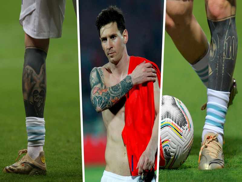 Các hình xăm trên cở thể đều có ý nghĩa với Messi